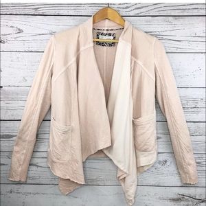 Pink Anthropologie Cotton Open Cardigan